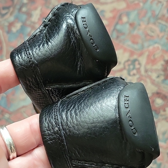 COACH Marley Driver Black Pebbled Leather Slip On Loafers G4835 Womens 7B - Picture 3 of 9